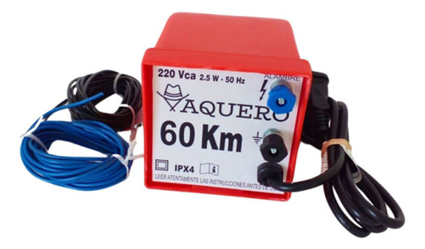 Boyero Electrificador 60 Km Vaquero Premium 2 Joules 0