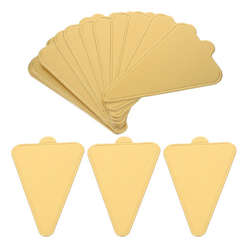 Mini Cake Cake Pan Cake Base Triangle 100 Folhas 0