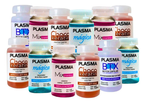 Ampolla Plasma 15ml Surtido X12u 0