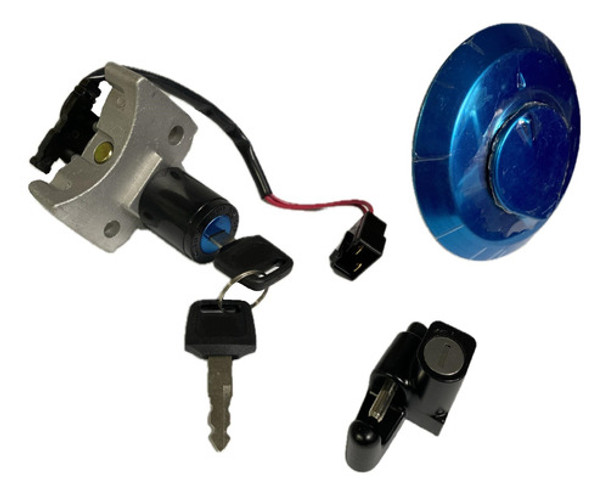 Kit Tambor Llaves + Tapa De Tanque Honda 150 New Titan 0