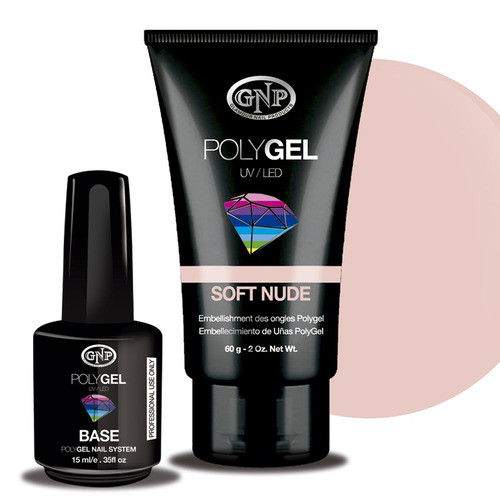 Polygel Gnp 60gr. Soft Nude + Base 0