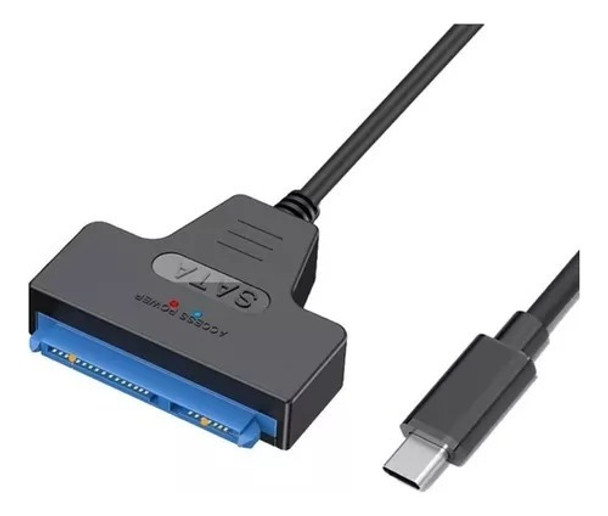 Cabo Adaptador Leitor Sata Usb-c Para Hd Ssd De Notebook 0