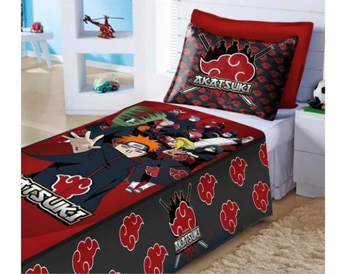 Cubre Cama + Funda Akatsuki 0