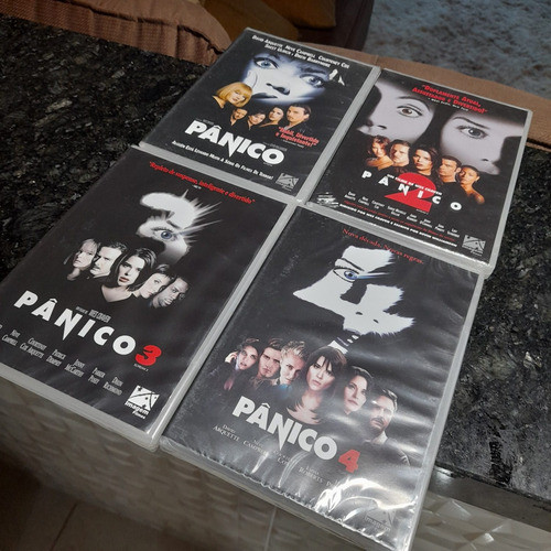 Coleção Dvd Pânico 1, 2, 3 E 4  Original Lacrado 0
