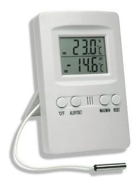 Termômetro Digital C/ Alarme Int/ext Max/min 7427 Incoterm 0