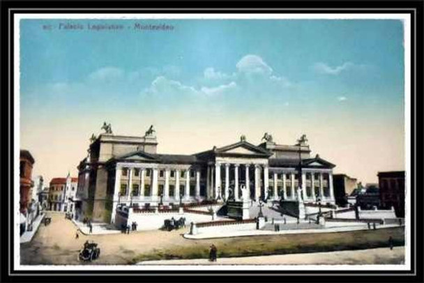 Palacio Legislativo - Montevideo Antiguo - Lámina 45x30 Cm. 0