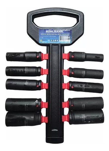 Juego Tubos Largos Bocallave Alto Impacto 1/2 X 10 Ruhlmann 0