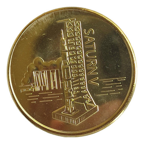Moneda Nasa Conmemorativa Del 50 Aniversario Del Apolo 11 0