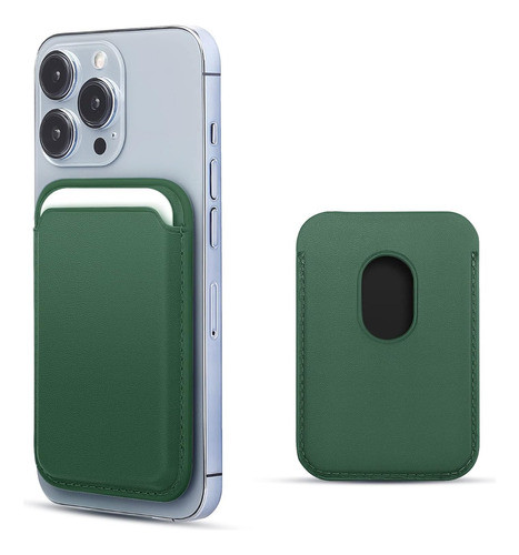 Wallet Magsafe Green Para iPhone 14 / Plus / Pro / Pro Max 0