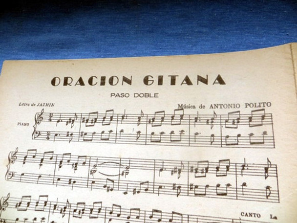 Oracion Gitana+ Un Dia Feliz: Polito - Partitura Paso Doble 0
