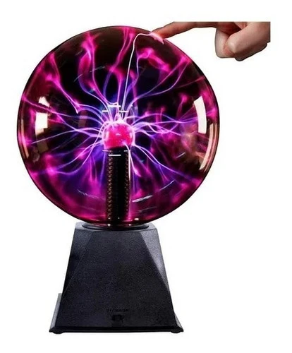 Lampara Bola De Plasma Tesla Luz Con Rayos Usb 0