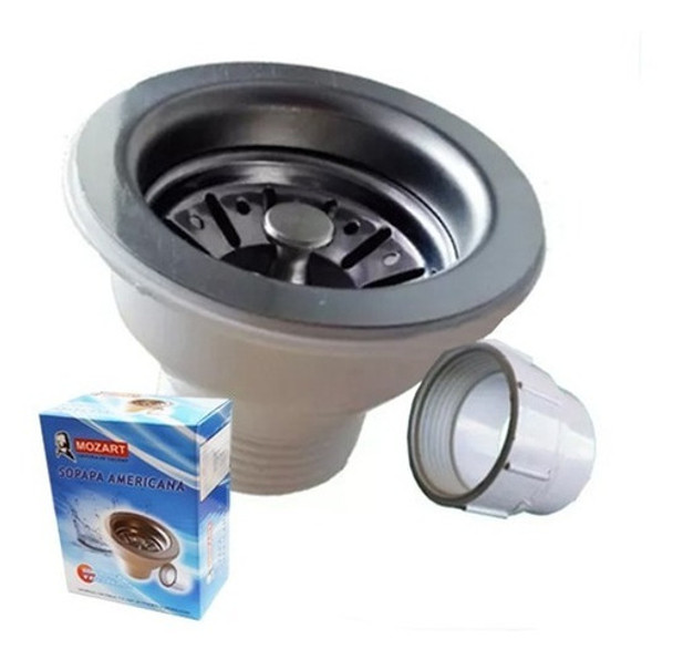 Sopapa Americana Con Rosca Y Escurridor 11,3cm 0