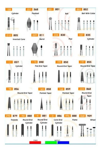 Piedras De Diamante Formas Surtidas Odontologia 0