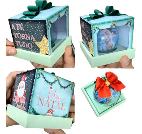 Arquivo Digital Caixa Para Bolinhas De Natal - Ref.: 2206 0