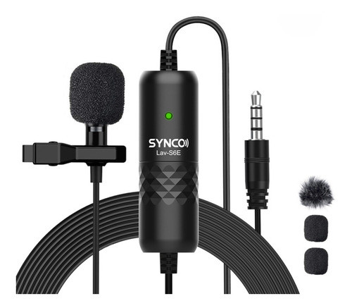 Microfone De Lapela Profissional Synco Lav-s6e 0