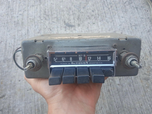 Antigua Radio De Auto Autovox 167-b Desconozco Si Funciona 0