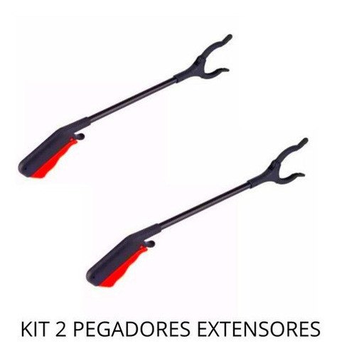 Kit 2x Pegador Extensor De Objetos Garra Mão Mecânica Pinça 0