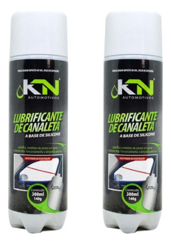 Lubrificante De Canaleta A Base De Silicone Kn - Kit Com 2 0