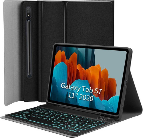 Funda Con Teclado Backlit Para Galaxy Tab S8 Sm-x700/x706 0