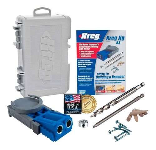 Sistema Ensamblaje Kreg Jig R3 Mecha Madera Carpintero 0