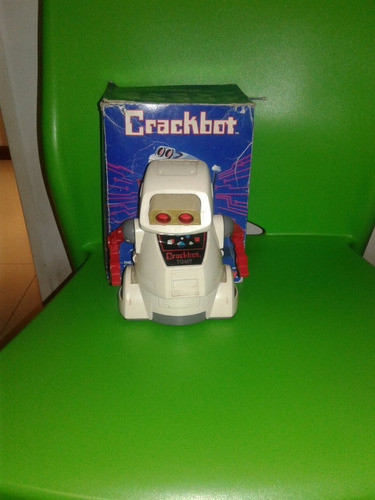 Robot Antiguo Crackbot Tomy 0