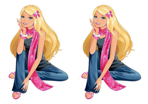 Patch Estampado Barbie, Termocolante Estampado Barbie 0