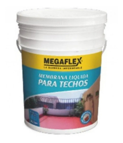 Membrana Liquida Megaflex 20lts Blanco+ Pincel 10 Agustina 0