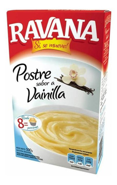 Pack X 12 Unid Postre  Vainilla 90 Gr Ravana Postres 0