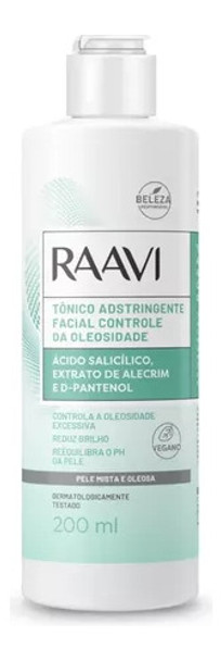 Raavi Tonico Adstringente 200 Ml 0
