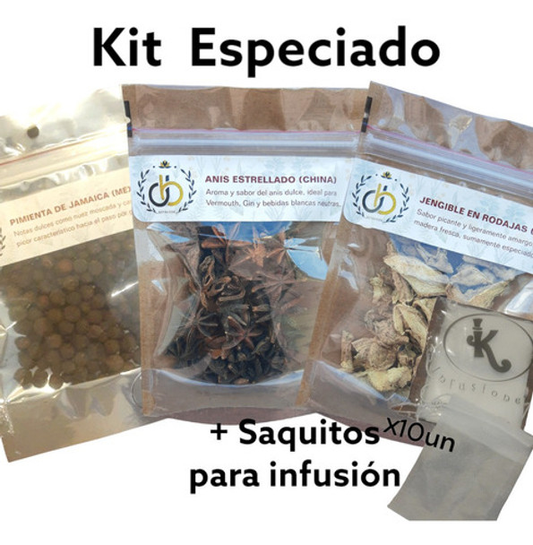 Infusiones Gin Tonic - Te Kit Especiado + 10 Saquitos Regalo 0