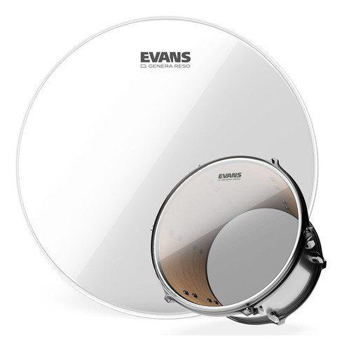 Parche Para Tom De Bateria Evans 13 Genera Clear Resonante 0