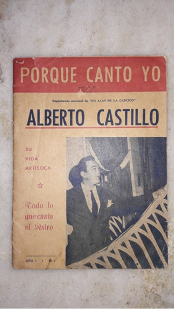 Revista,alberto Castillo, Porque Canto Yo 0