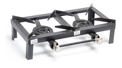 Fogão Alta Pressão 2 Bocas Queimador Ferro Fundido 0