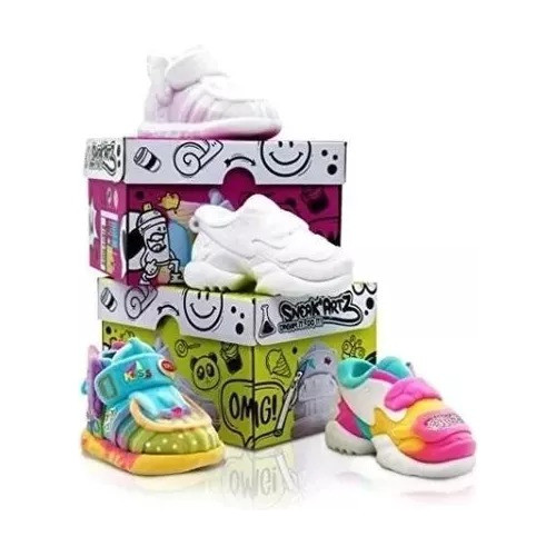 Zapatilla Para Pintar Sneak'artz Shoes Box Original Wabro 0