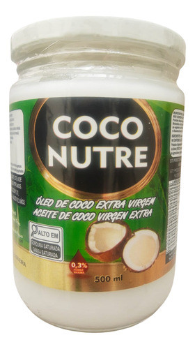 Oleo De Coco Extra Virgem 500ml Coco Nutre 0