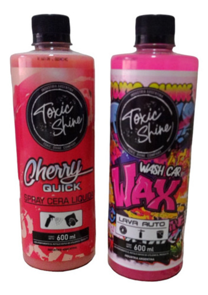 Toxic Shine Kit Economico Lava Auto Wax + Cera Cherry Quick 0