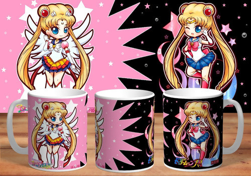 Taza Sailor Moon. Chibi De Cerámica 0