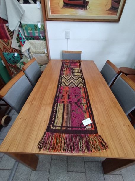 Camino De Mesa, Huitru, Modelo Patchwork Chocolate, 1.60mts 0