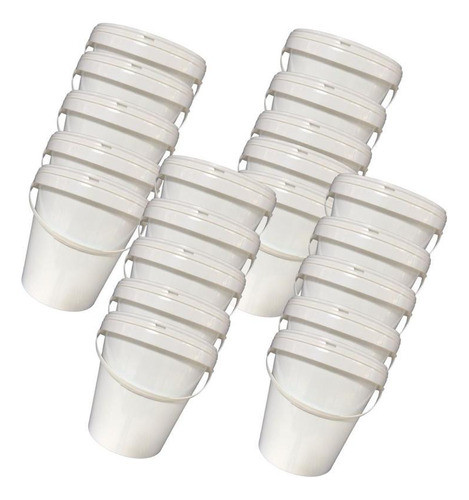 Balde P Argamassa 3.6l Alça Plast 10 Pcs 0
