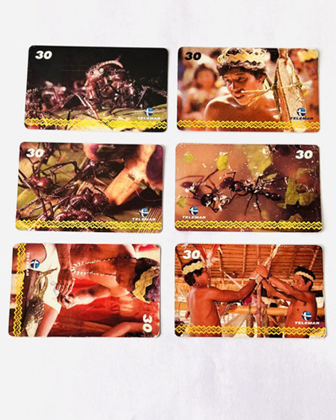 Kit Com 6 Cartões Telefônicos Série A Dança Das Tucandeiras 0