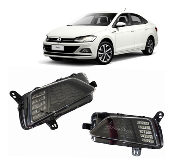 Farol Milha Drl Virtus 2018 2019 2020 2021 2022 Original Par 0