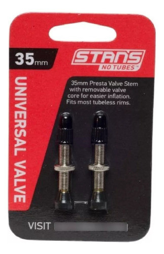 Valvula Stans Notubes  P/roda Universal 35mm Par 0