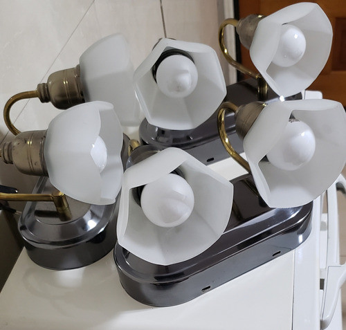 Aplique De Pared Para Lámparas Tipo Comunes O Led. 0