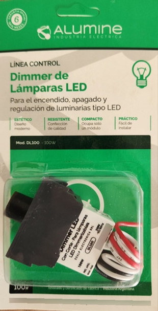 Modulo Dimmer De Luz Led Negro - Alumine 220v 50/60hz 0