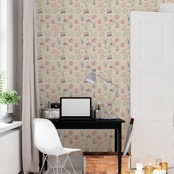 Papel De Parede Adesivo Teen  De Viagens Gfc-teen-96 Peq 0