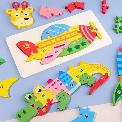 Puzzle Madera Numerado 0