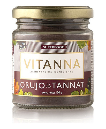 Harina De Uva Polvo De Orujo Antioxidante Vitanna 100gr 0