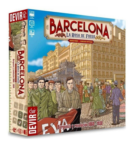 Juego Barcelona La Rosa De Fuego  - Devir 0