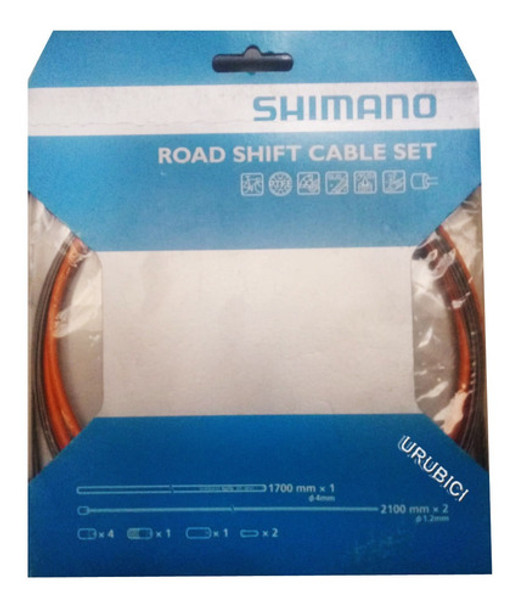 Set De Cables De Cambio Bici De Ruta + Forro +topes/terminal 0 Set De Cables De Cambio Bici De Ruta + Forro +topes/terminal 0