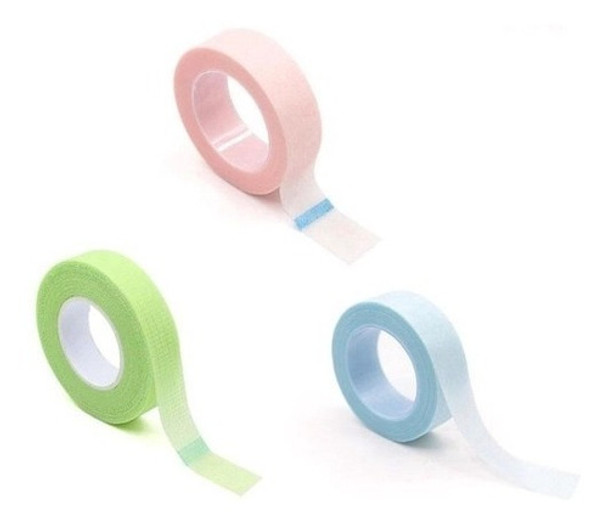 Fita Kit 2 Transpore Micropore Transparente Cilios  10m 0